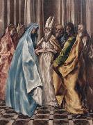El Greco, Spanish school Oil on canvas